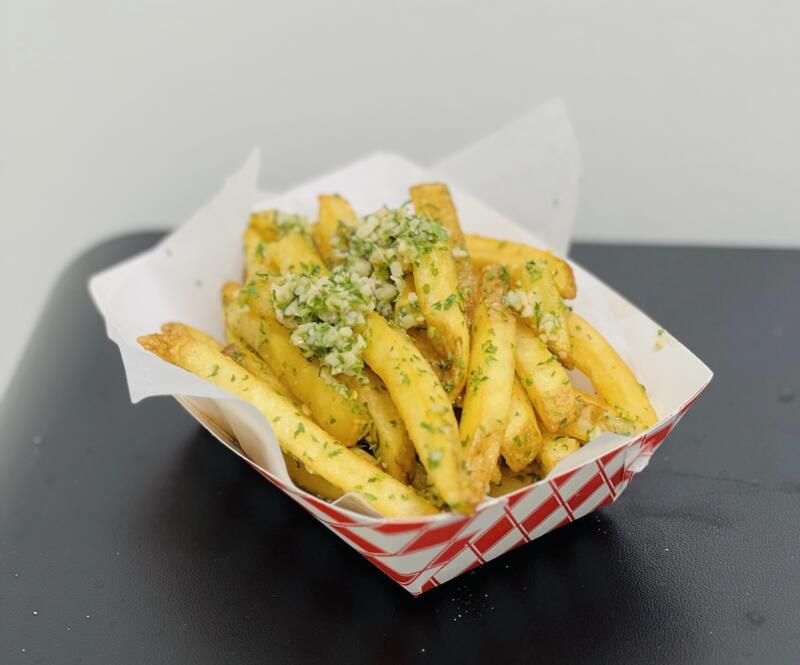 Garlic Fries (Vegetarian) (350 cal)